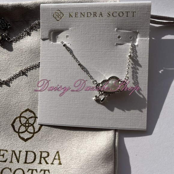 Kendra Scott Jewelry - ✨New‎ Kendra Scott Celeste Cloud Silver Short Pendant Necklace 🌧️